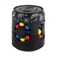 Головоломка антистресс Fidget Cans Cube 2.0 Чорний