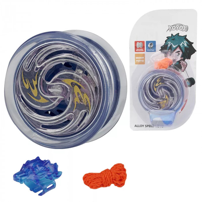 Игрушка Йо-Йо (Yo-Yo) металлическая со световыми эффектами Blue
