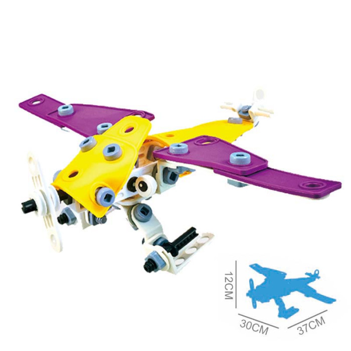 Конструктор Build&Play 4 в 1 Гонки 100 ел. (J-7743)