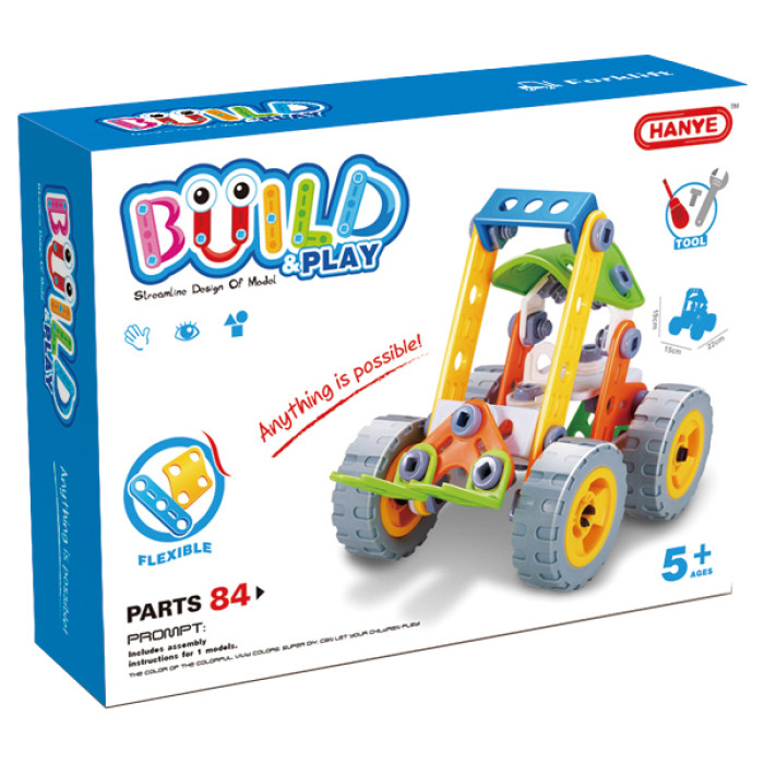 Конструктор Build&Play Навантажувач 84 ел. (J-7703)