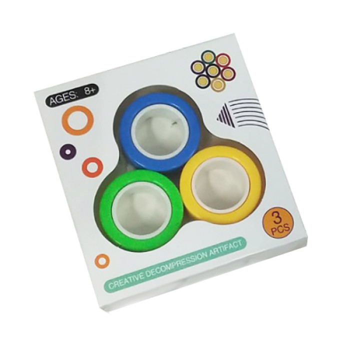 Антистрес іграшка магнітні кільця Finger magnetic rings