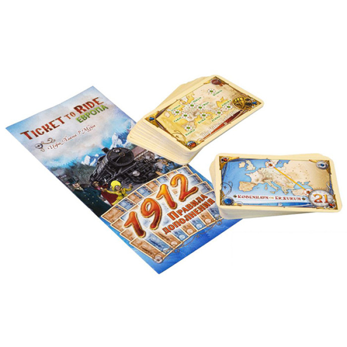 Ticket to Ride. Європа: 1912 (доповнення)
