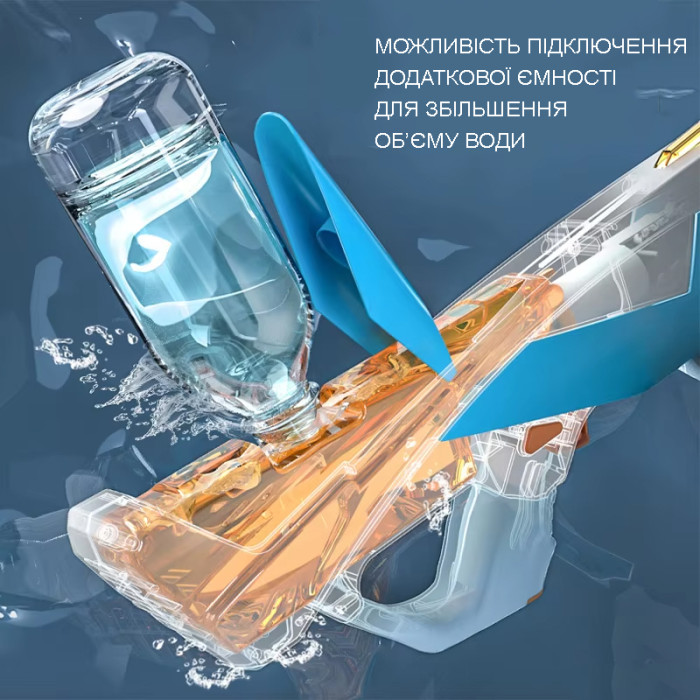 Водяний бластер Shark електричний зі світловими ефектами