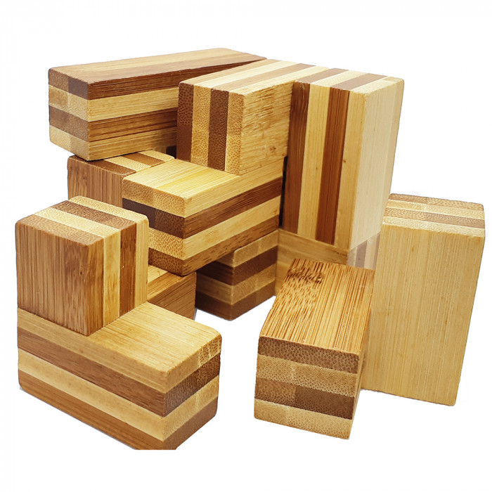 Головоломка бамбукова Кубики сома (Soma Cube)