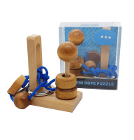 Веревочная головоломка Блокпост (Single Post)