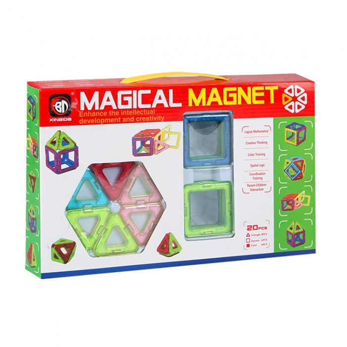 Магнітний конструктор Magical Magnet 20 ел.
