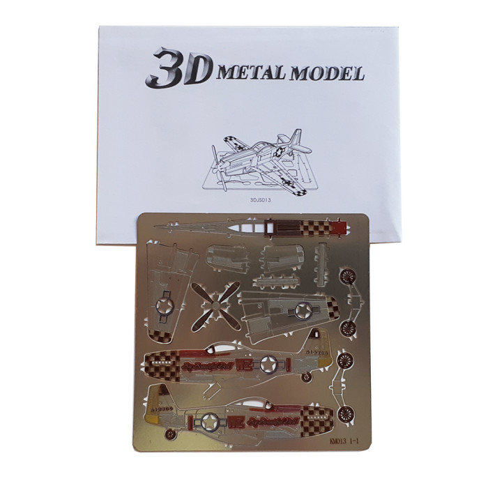 3D пазл винищувач P-51 Mustang