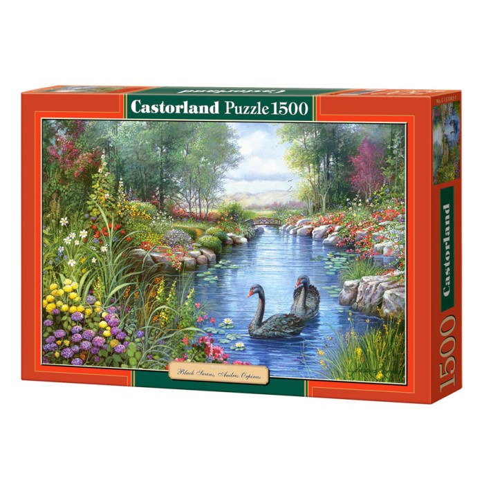 Пазл Castorland Чорні лебеді 1500 ел.