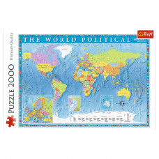 Пазл Trefl Політична карта світу 2000 ел.