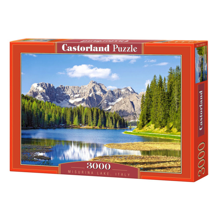 Пазл Castorland Озеро Мізуріна, Італія 3000 ел.
