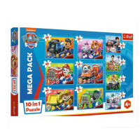 Пазл Trefl 10 в 1 Щенячий патруль
