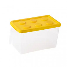 Контейнер (органайзер) для зберігання Лего 8.6 л Жовтий